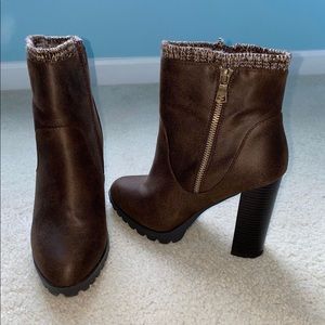 Justfab Brown Booties